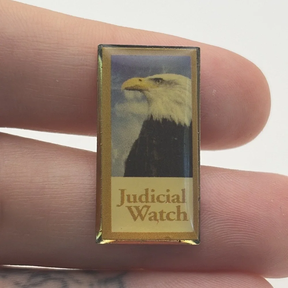 Judicial Watch Bald Eagle Bird Lapel Hat Pin